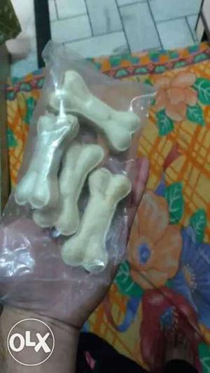 5 inch dog fresh bone 15 rs per piece pack of 4