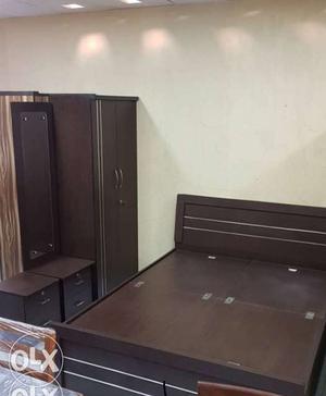 At Factory Rate Wood Bedroom set.