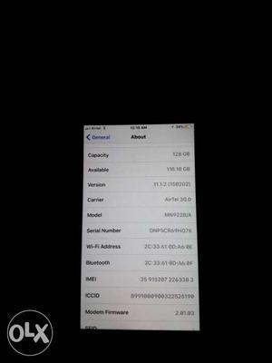 IPhone 7 black GB 128 and india ane  bill