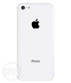 Iphone 5c. White colour mobile and charger