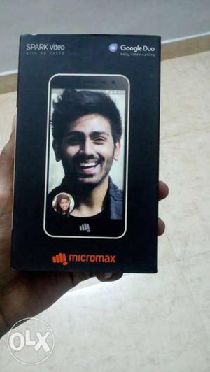 Micromax spark vdeo for urgent sale. Unboxed