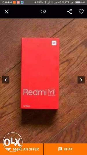 Sealed pack of REDMI Y1 3GB