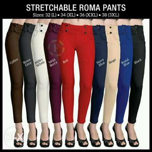 Stretchable Roma Pants