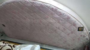 White And Pink Floral Mattress full size round shape