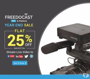 Live Streaming Device – Freedocast Now at 25% Flat
