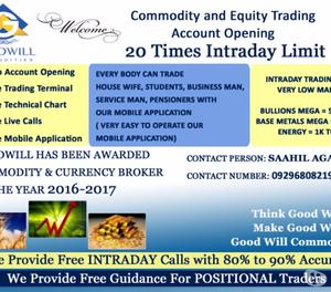 OPEN FREE ACCOUNT, GET FREE INTRADAY TIPS AND ALSO GET POSIT