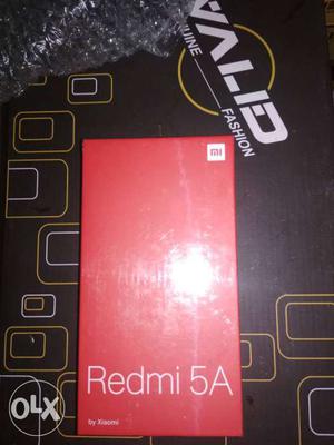 Redmi 5A 16 gb seal pack gold color ph: 7OO69