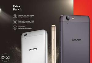 Refurbished Lenovo vibe k5 plus Grey 16GB