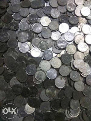 1 kg 10 paise coins lot or each coin 2 rupee
