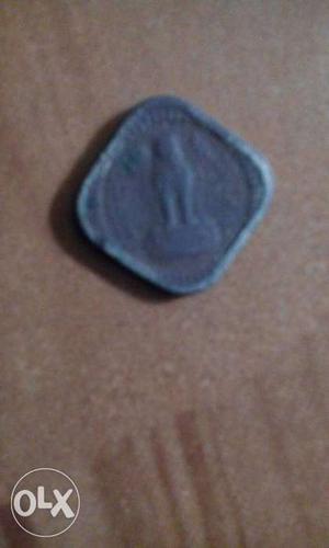 60 yrs old() Indian 5 paisa coin.