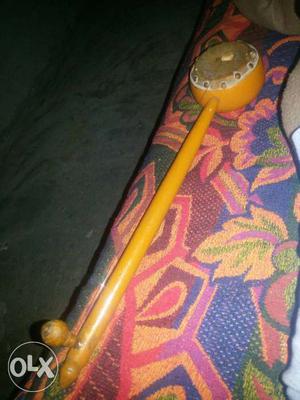 Beige Wooden Musical Instrument