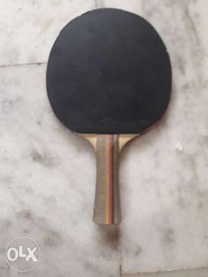 Black And Brown Table Tennis Racket