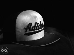 Black And White Adidas Fitted Cap