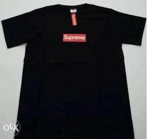 Black Supreme Crew-neck Shirt