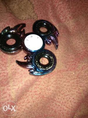 Blue And Black 3-way Hand Spinner