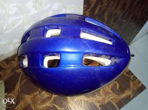 Blue Cycling Helmet