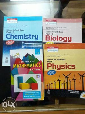 Chemistry, Mathermatics, Biology, And Physics Books