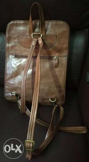 Cristina Rui Italian leather backpack for men