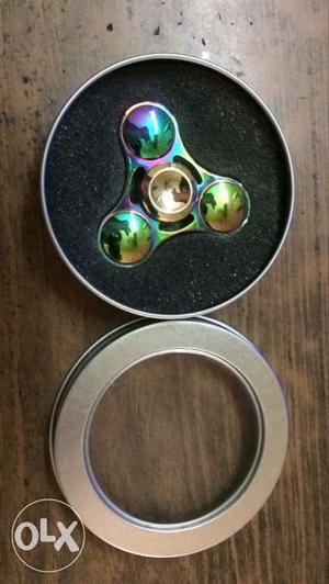 Fidget spinner rainbow METAL