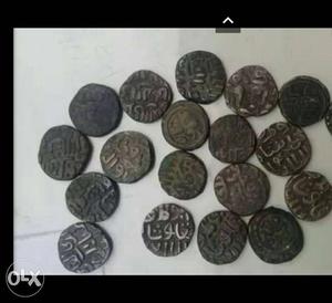 Five language written coins and mugalcaal times
