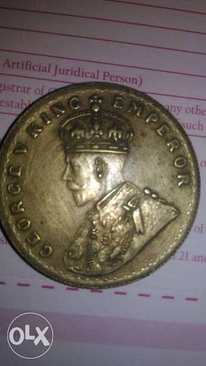 Gold-colored King Of Emperor Coin