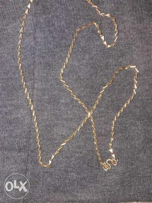 Gold-colored Rope Chain Necklace