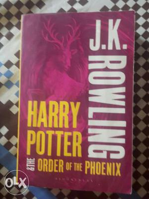 Harry Potter & The Order Of The Phoenix By J.K. Rowling