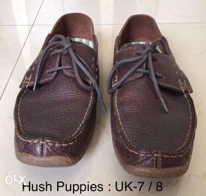 Hush Puppies Brown Loafers