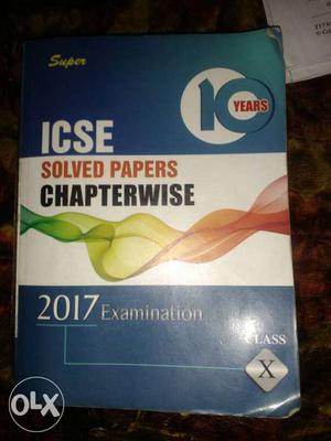 ICSE Solved Papers Chapterwise Book with  board papers.