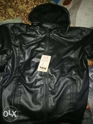 Leather Jacket Black with best price and Quality