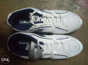 Lotto original running White and blue shoes,and
