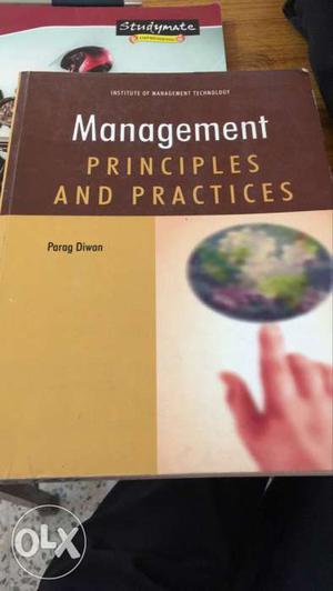 Management Principles And Practices Book