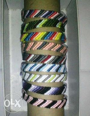 New 9 pieces of thread bracelets in less price
