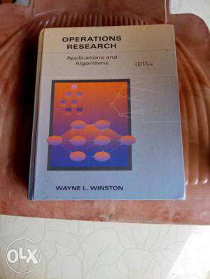 Operations research by Wayne Winston.