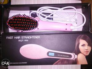Pink Corded Fast Hair Straightener