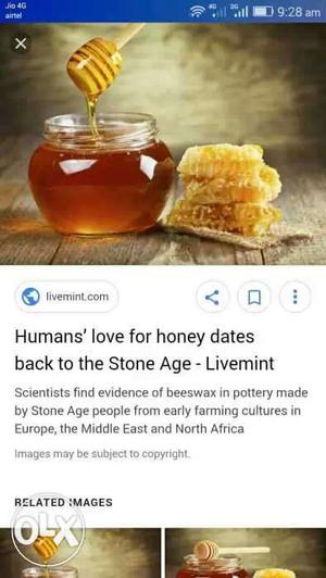 Pure original honey