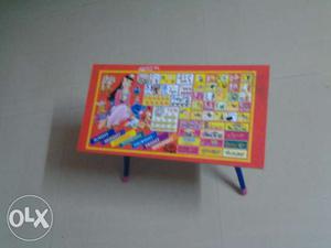 Rectangular Orange Board Game Box