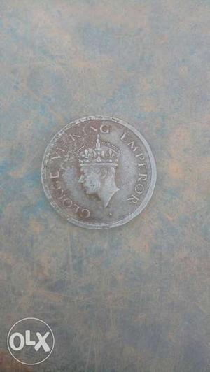 Round Viking Emperor Silver Coin