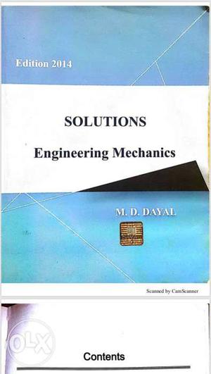 Solution of statics of Engineering mechanics