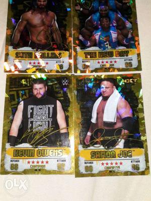 Take over slam attacks card collections (All gold