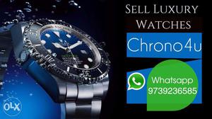 We Buy Used ROLEX Omega Cartier..Any Luxury Watches