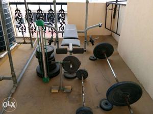 Weight lifting equipment including Bench