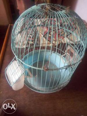 Blue cage for sale