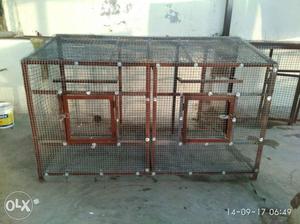 Cage heavy iron with 2 layer frame jali
