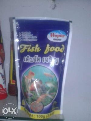 Fish food hopper 100 gm 30 rs and 200 gm 50 rs