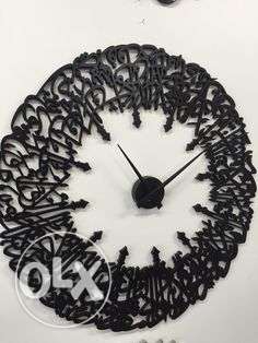 Acrylics carving clock