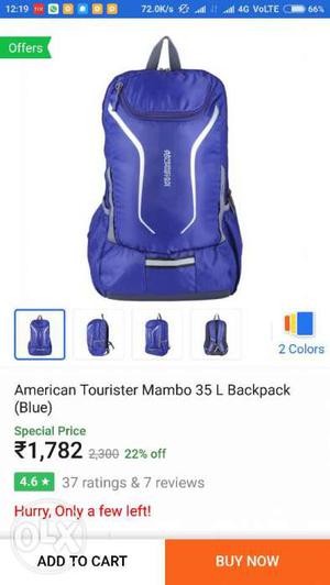 American tourister mambo 03 backpack. gifted to
