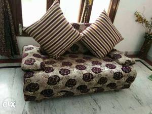 Awwwwsm jute fabric 7 seater sofa on vrry