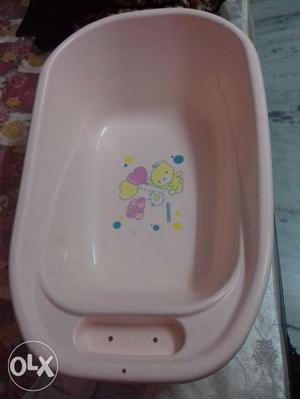 Baby bath TUB pink colour in good condition