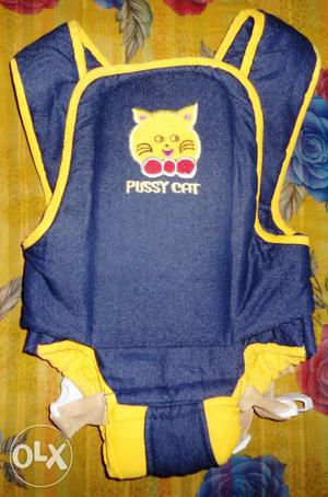 Baby's Blue And Yellow Carrier